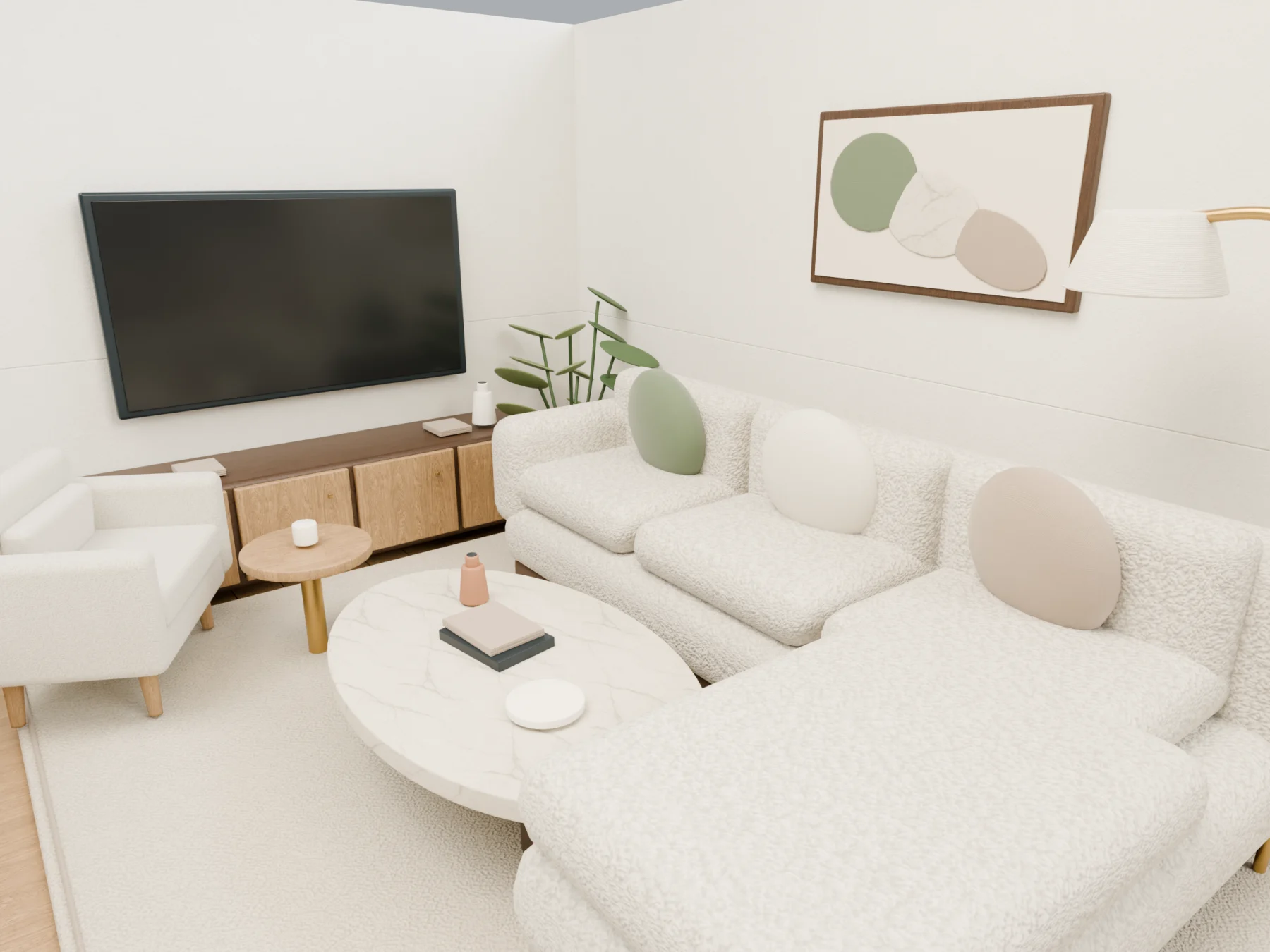 Living room render