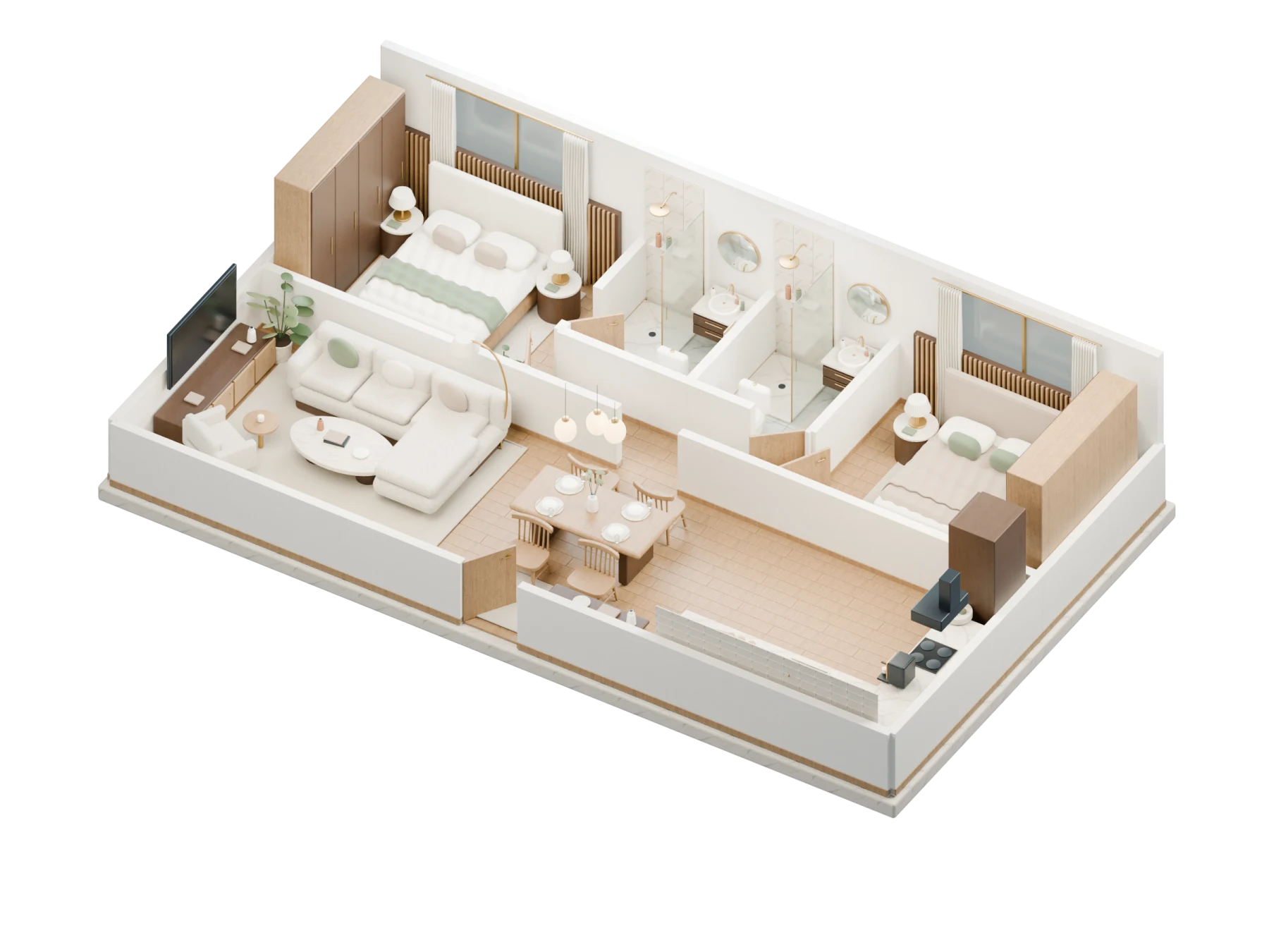 Apartment 01 cutaway